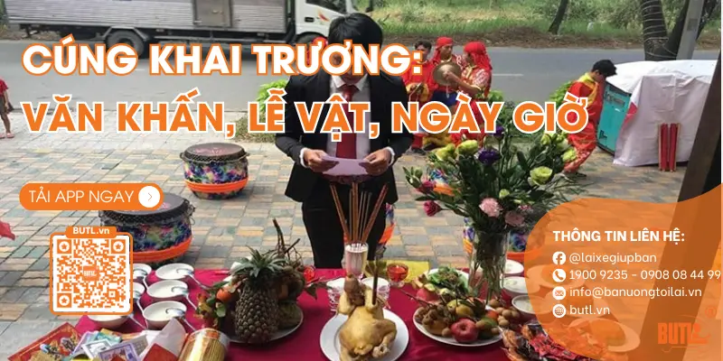 Văn khấn cúng khai trương