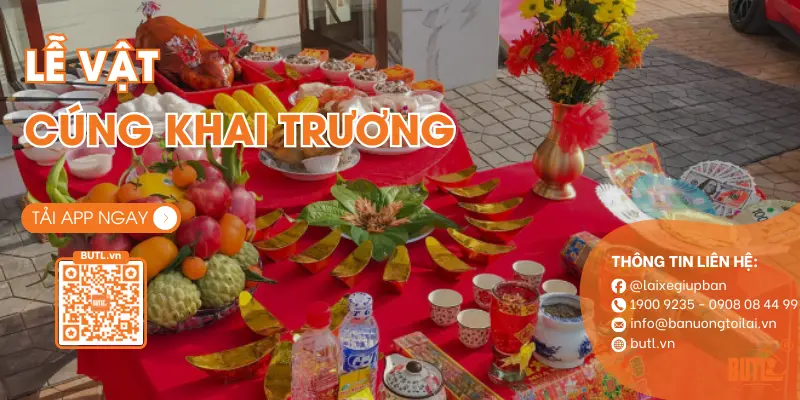 Lễ vật cúng khai trương