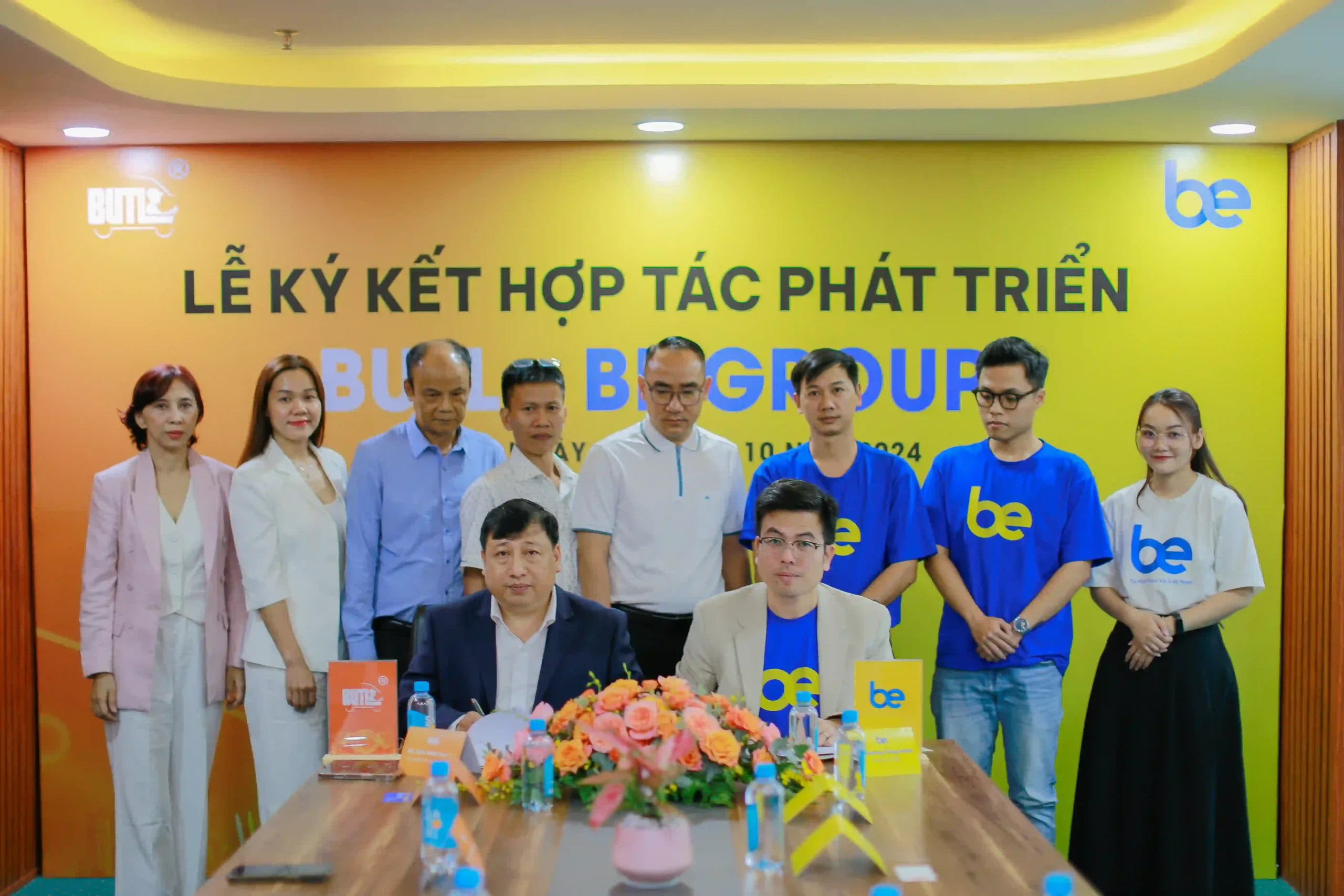 Lễ ký kết hợp tác phát triển giữa BUTL và BE GROUP