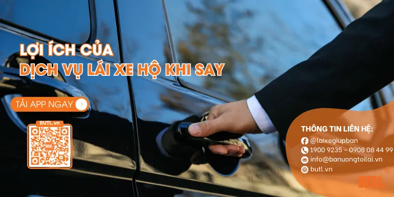 dịch vụ lái xe hộ khi say mang bạn và phương tiện về nhà