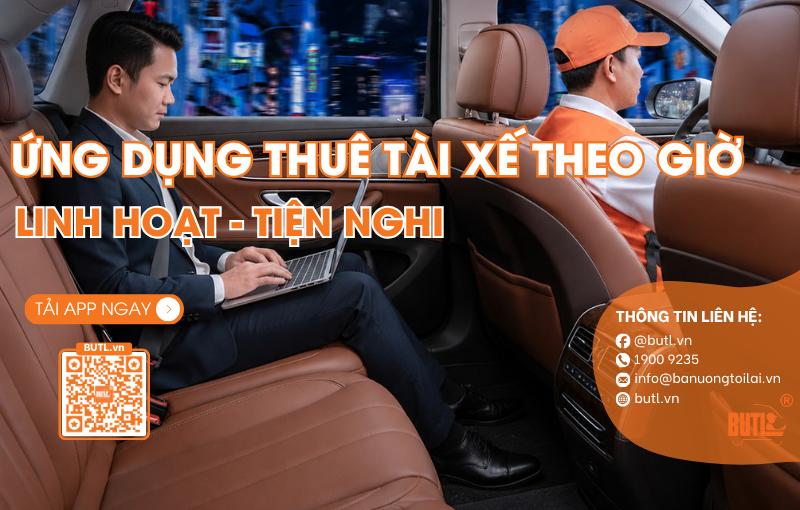 Ứng dụng cho thuê tài xế lái xe theo giờ