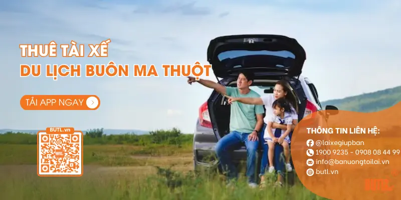 Thuê tài xế du lịch Buôn Ma Thuột