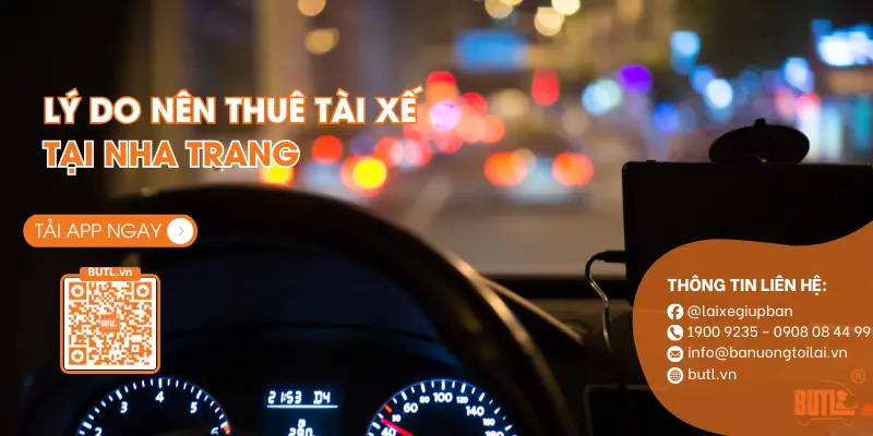 thuê tài xế theo giờ/ngày tại nha trang