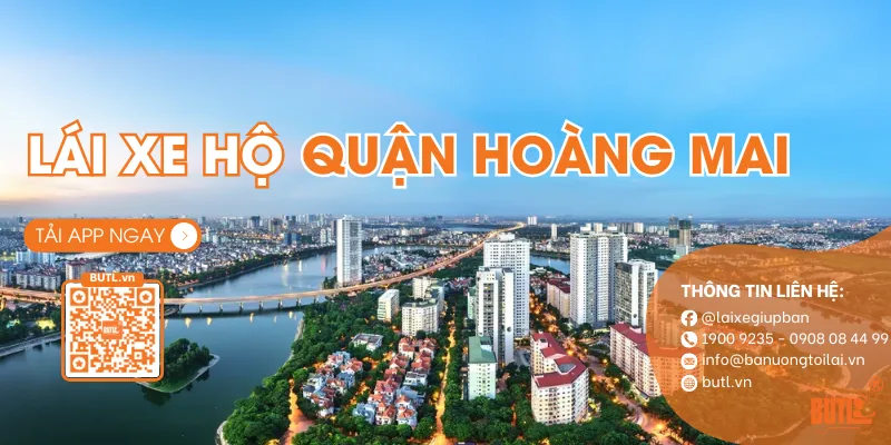 Lái xe hộ ở Quận Hoàng Mai