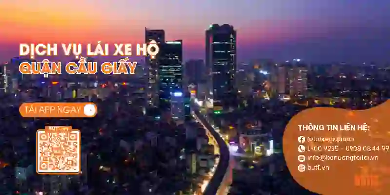Tài xế lái xe hộ quận Cầu Giấy