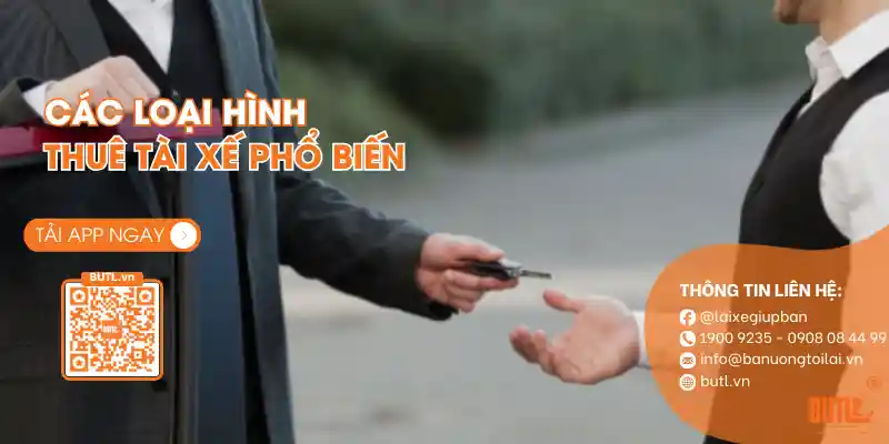 Các loại hình thuê tài xế Việt Nam