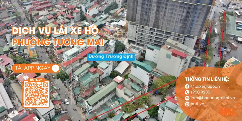 Các tuyến đường Trương Định, Giải Phóng, Tân Mai: nhiều nhà hàng, quán bia, lẩu nướng, dễ phát sinh nhu cầu lái xe hộ.