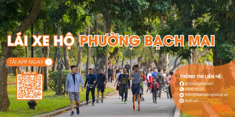 Lái xe hộ Phường Bạch Mai