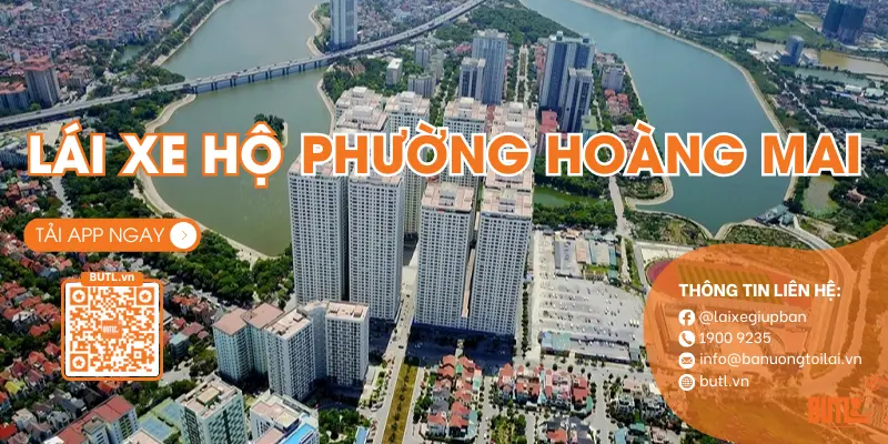 Lái xe hộ Phường Hoàng Mai