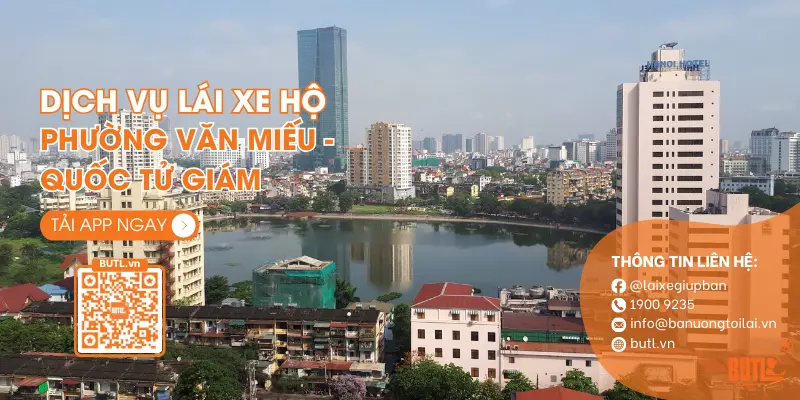 Gần hồ Giảng Võ và các tuyến phố lớn