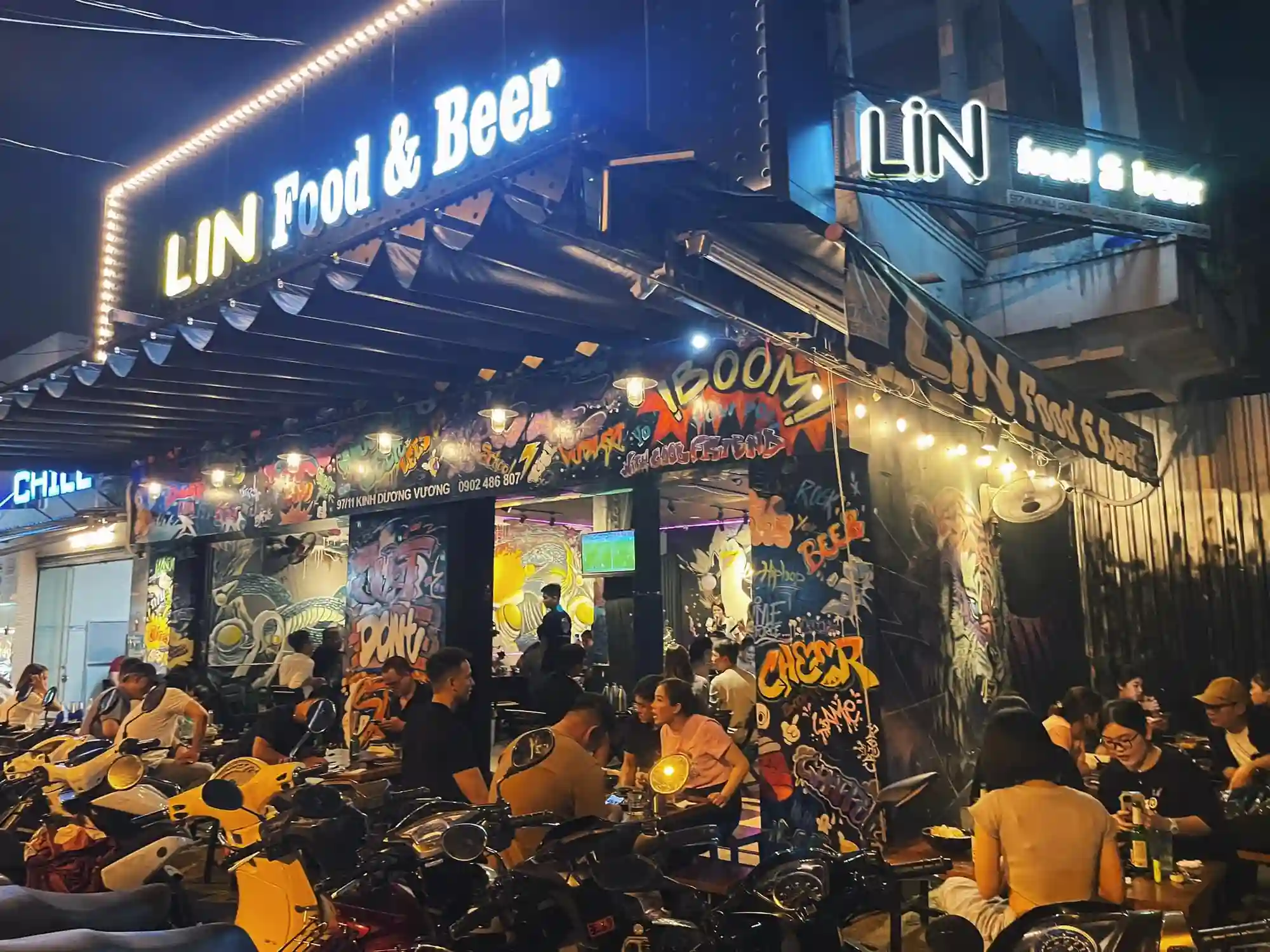 Lin Food & Beer – quán hẻm yên tĩnh, menu “mồi bén”