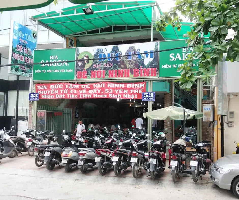 Quán nhậu Đức Tâm – Dê núi Ninh Bình