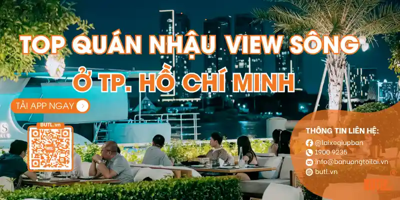 quán nhậu bờ sông ở TPHCM