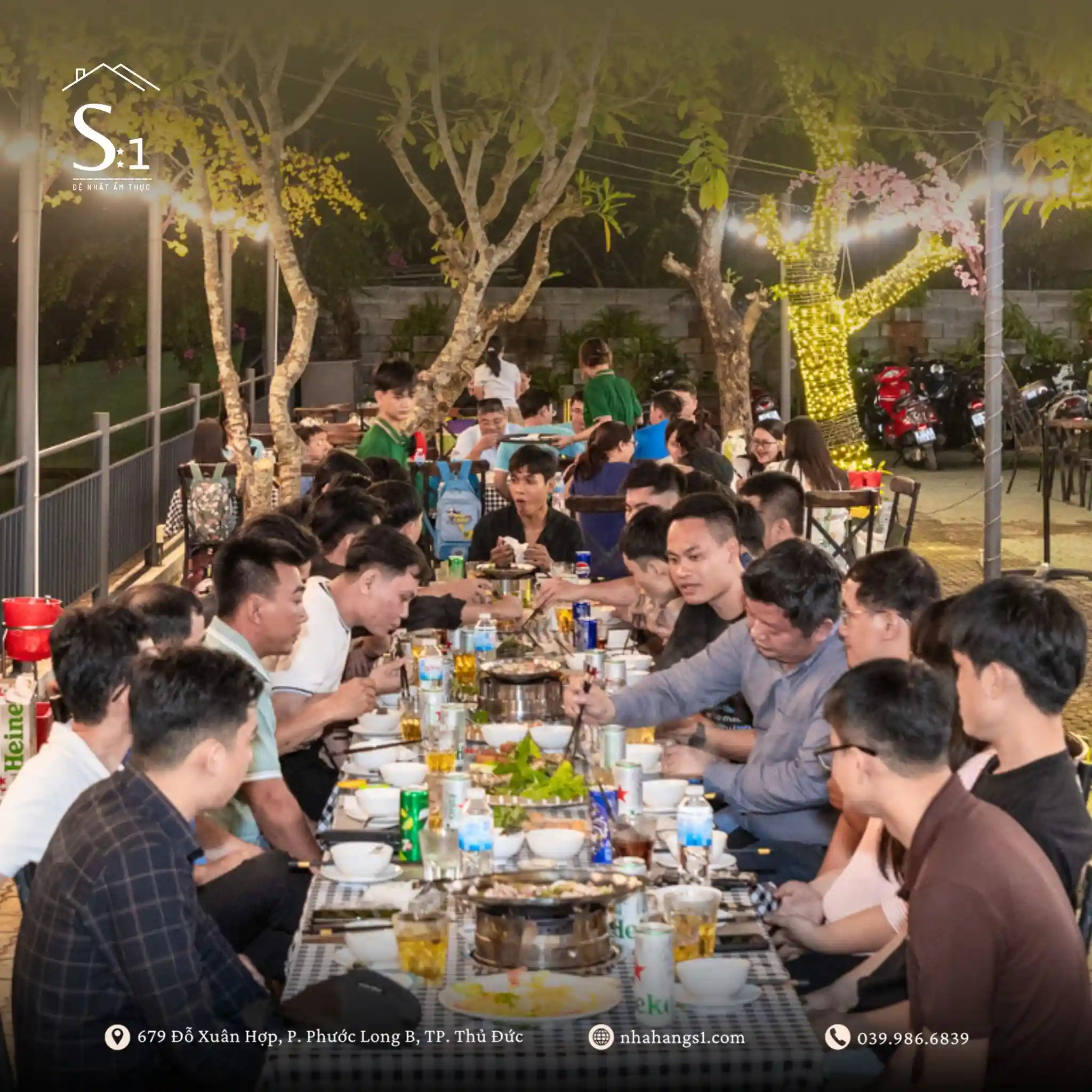 Nhà hàng S:1 – Quán nhậu bờ sông Quận 9