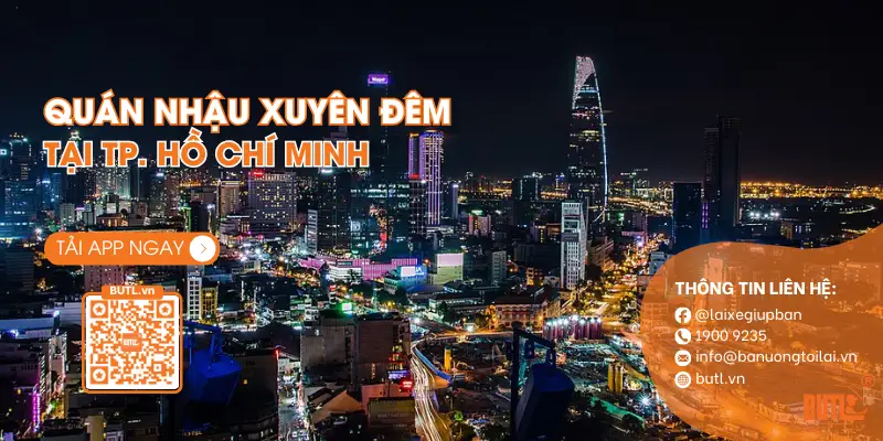 quán nhậu xuyên đêm đáng thử ở TP.HCM