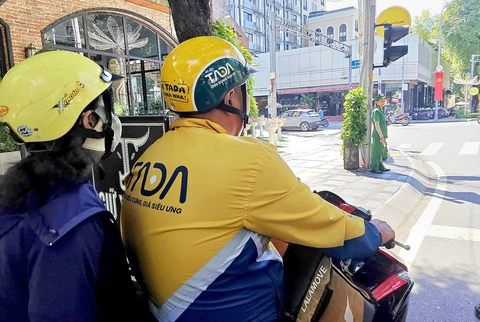 ứng dụng đặt xe tada
