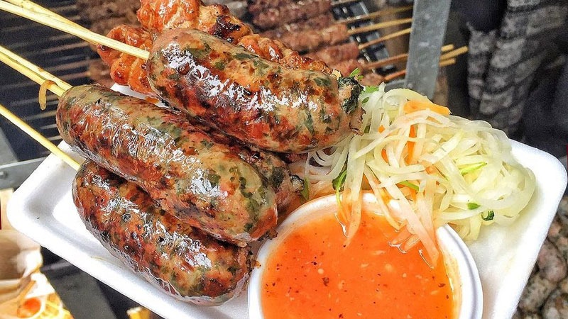 Dồi sụn nướng