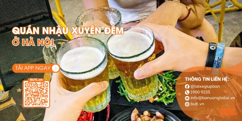 Quán nhậu xuyên đêm Hà Nội