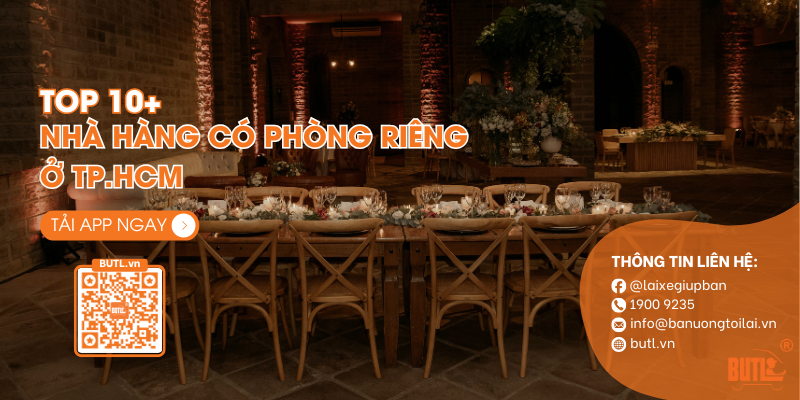 nhà hàng có phòng riêng ở TPHCM
