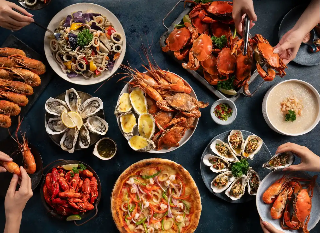 Blue Bay – Buffet hải sản đa dạng