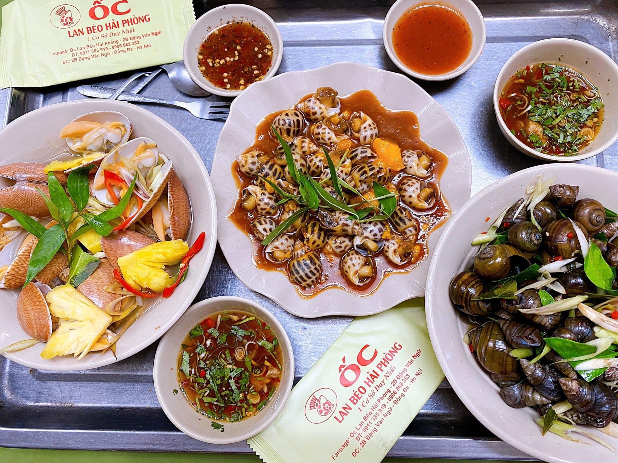 Ốc Lan Béo – Phong cách quán ốc ngon Hà Nội chuẩn vị Hải Phòng