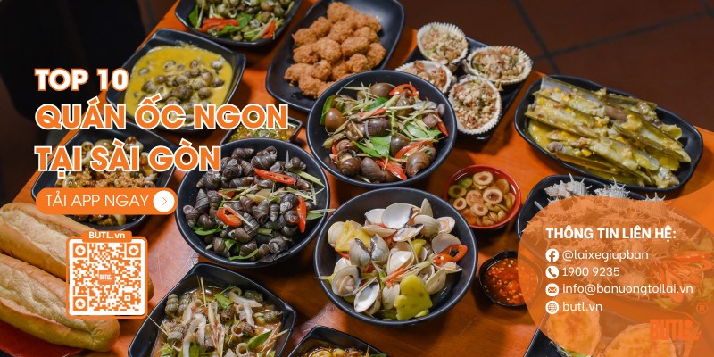 Quán ốc ngon Sài Gòn