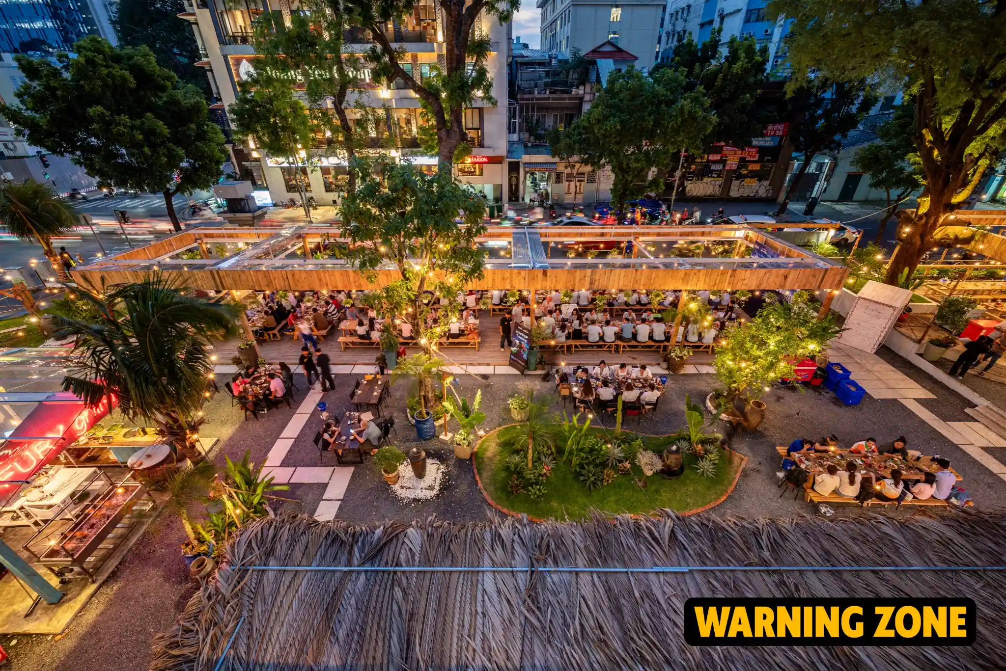 không gian quán warning zone