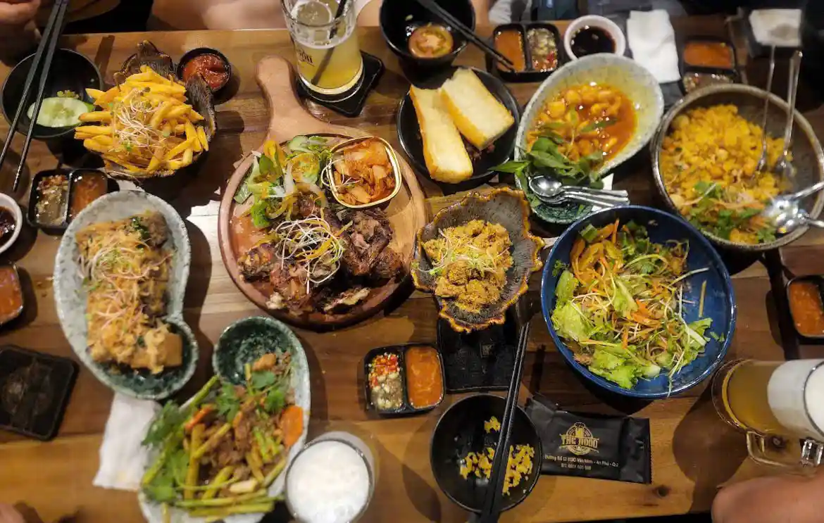 thực đơn menu quán nhậu the hood