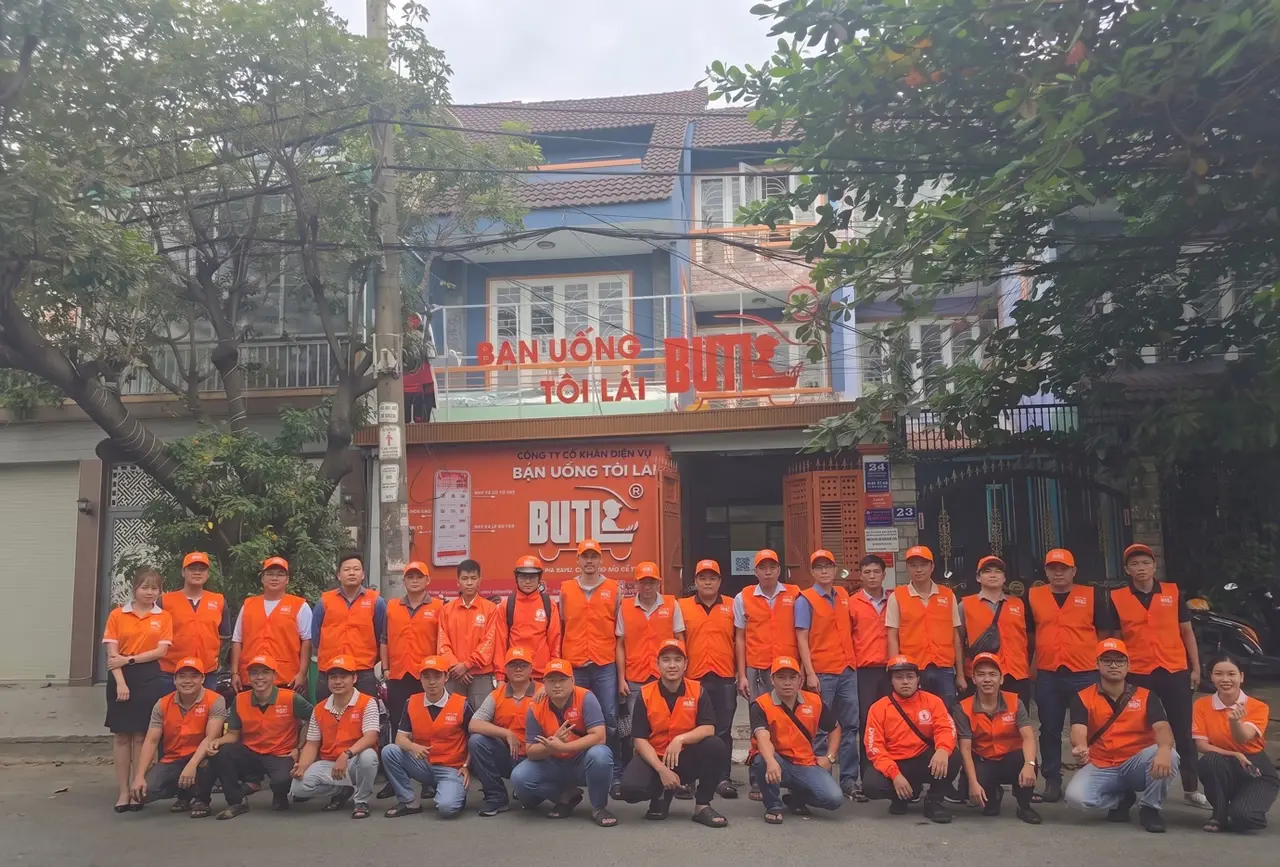 Hình ảnh thực tế tài xế BUTL