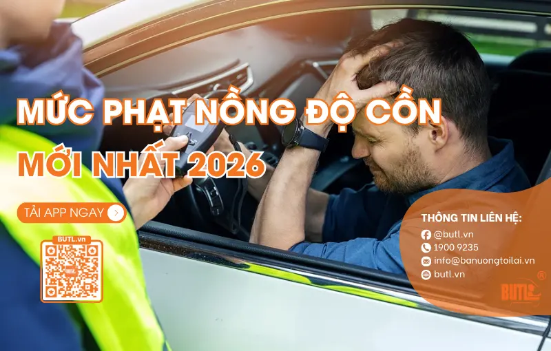 Mức phạt nồng độ cồn ô tô mới nhất