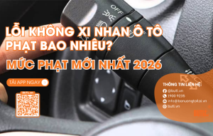 Lỗi không xi nhan ô tô phạt bao nhiêu