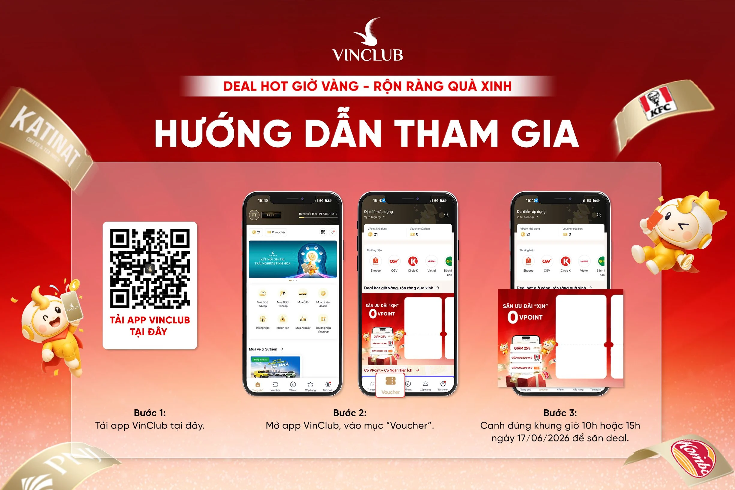 hướng dẫn tham gia deal hot giờ vàng