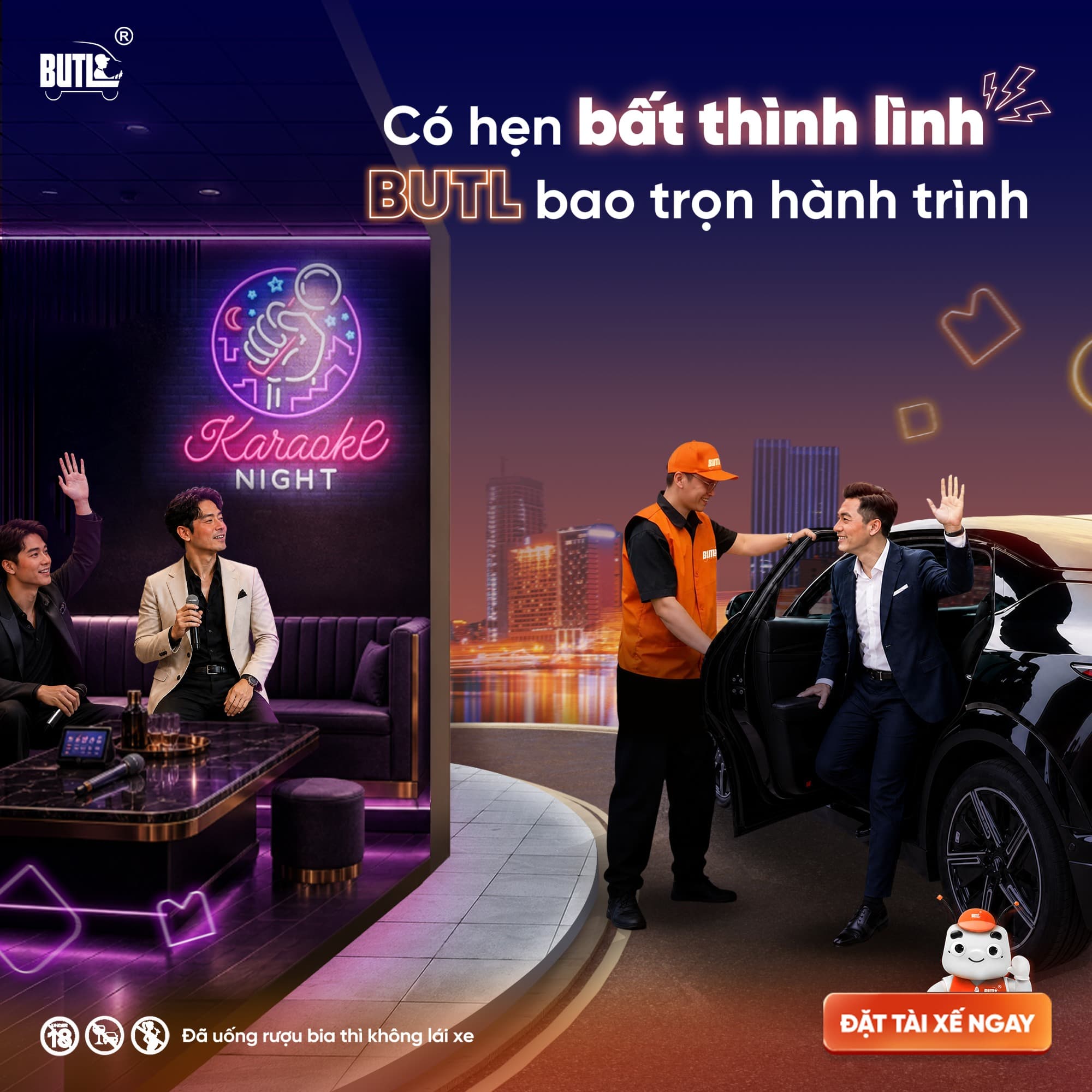 Khách hàng VPS được khuyến mãi khi đặt tài xế lái hộ BUTL