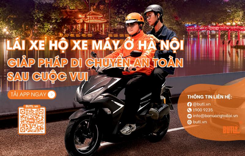 dịch vụ lái xe máy hộ Hà Nội