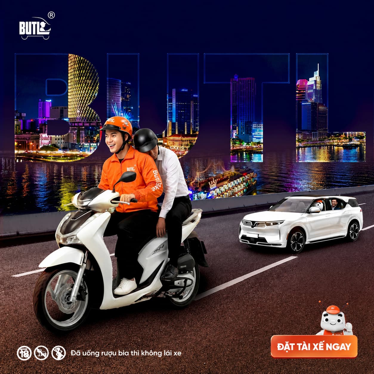 Tại sao bạn nên lựa chọn sử dụng dịch vụ lái xe hộ BUTL lái xe máy và xe ô tô
