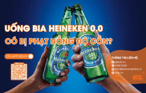 uống bia Heineken 0.0% độ cồn có bị phạt không