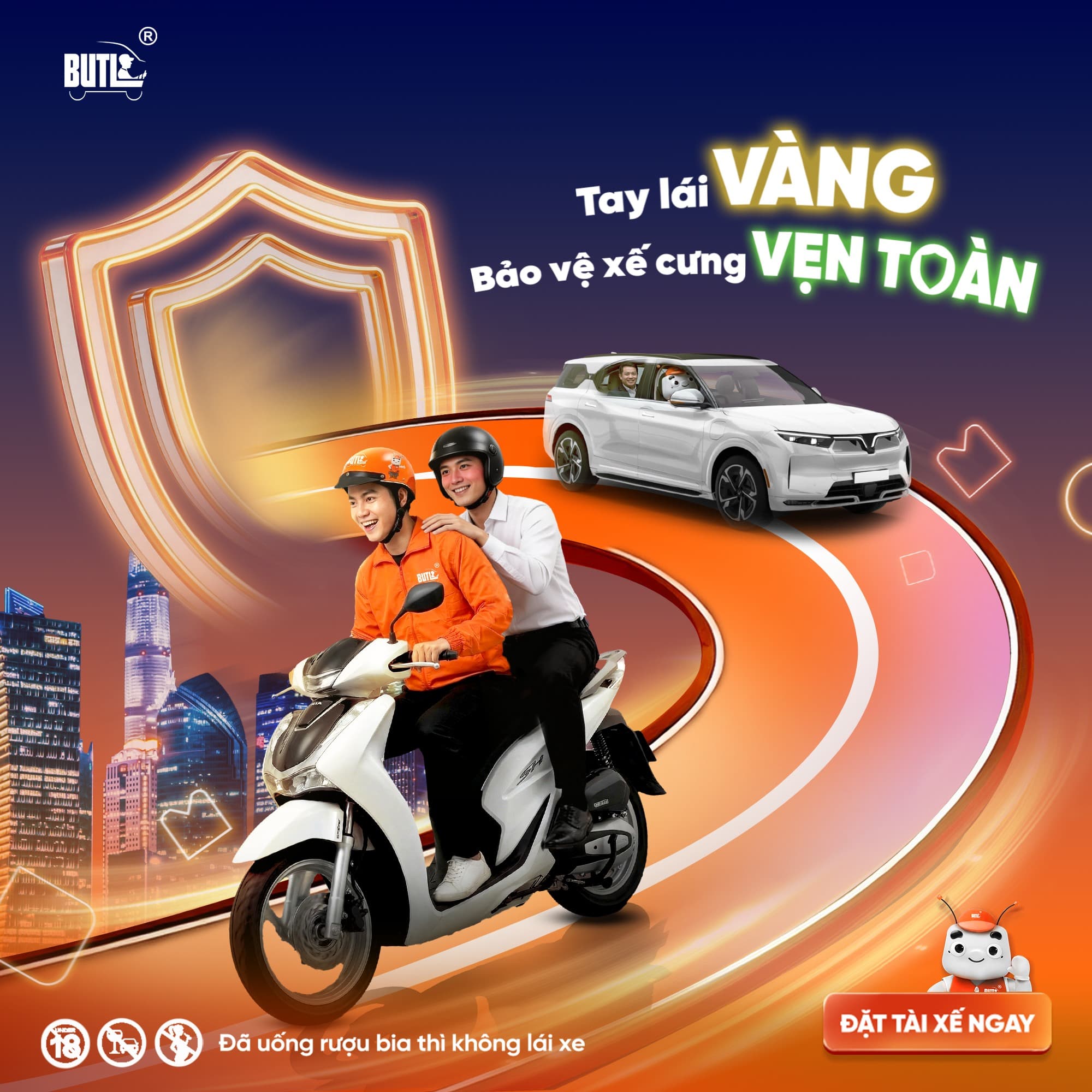 Đặt tài xế lái xe hộ tại Hà Nội
