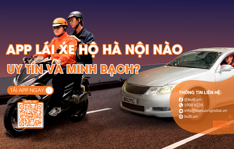 Đặt app lái xe hộ Hà Nội
