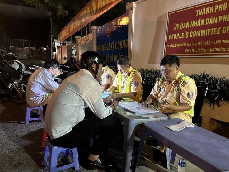 Cảnh sát giao thông Phục vụ công tác an ninh, trật tự