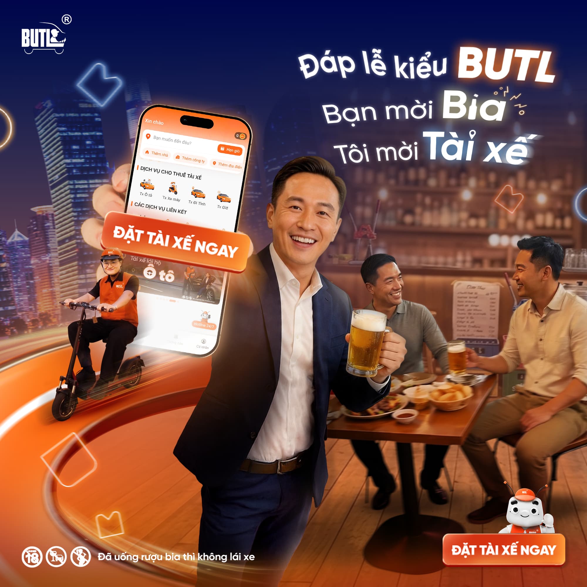 thoải mái vui chơi beer club vì đã có BUTL