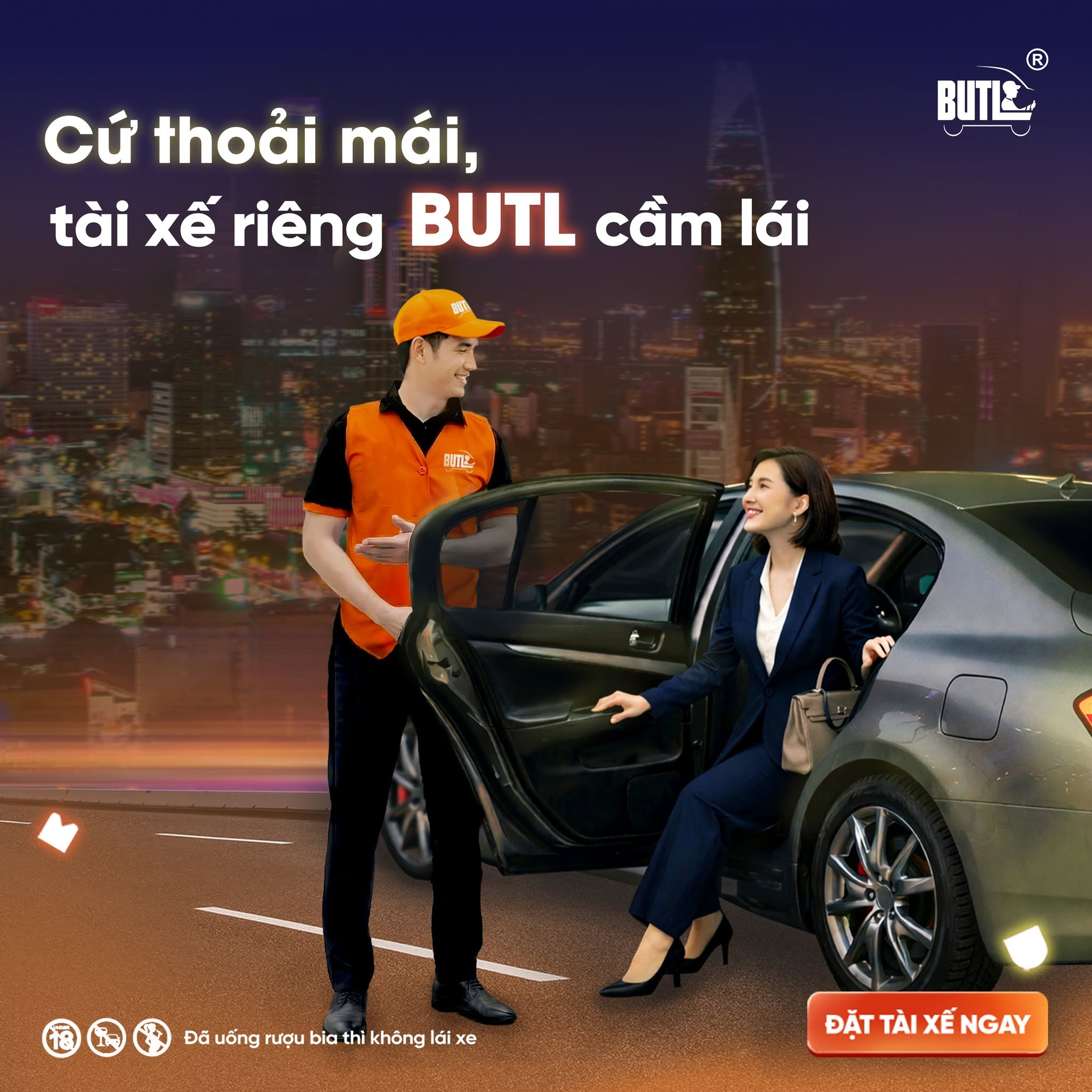 BUTL cung cấp dịch vụ cho thuê tài xế riêng cho Quý Bà