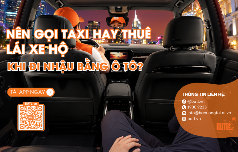 Nên gọi taxi hay thuê lái hộ đi nhậu